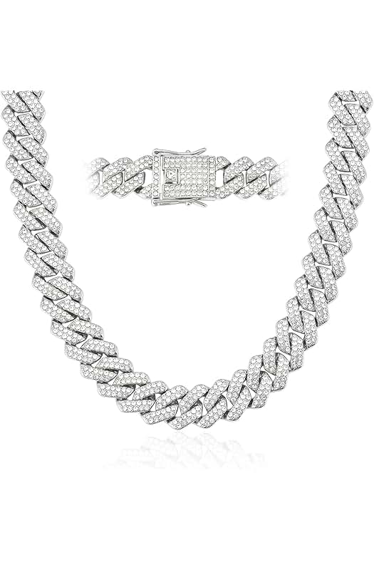 Cuban Link Chain Miami Cuban Necklace 18K Gold